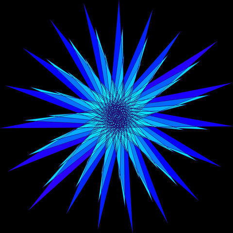 ArtByAi #1671 Blue Star