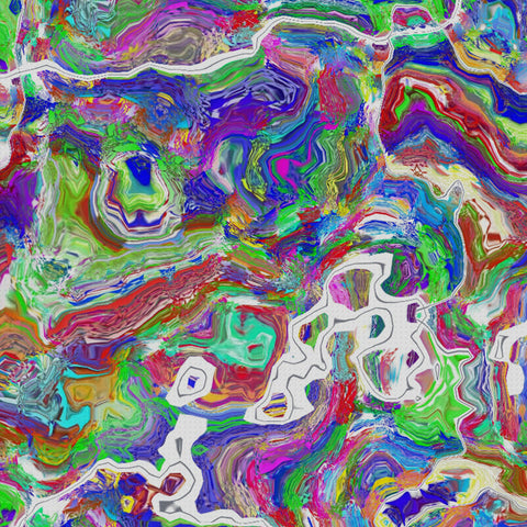 ArtByAi #1644 Colorful Topography