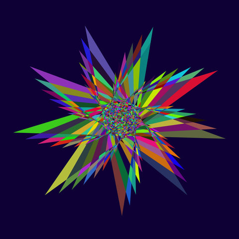 ArtByAi #1494 Colorful Star